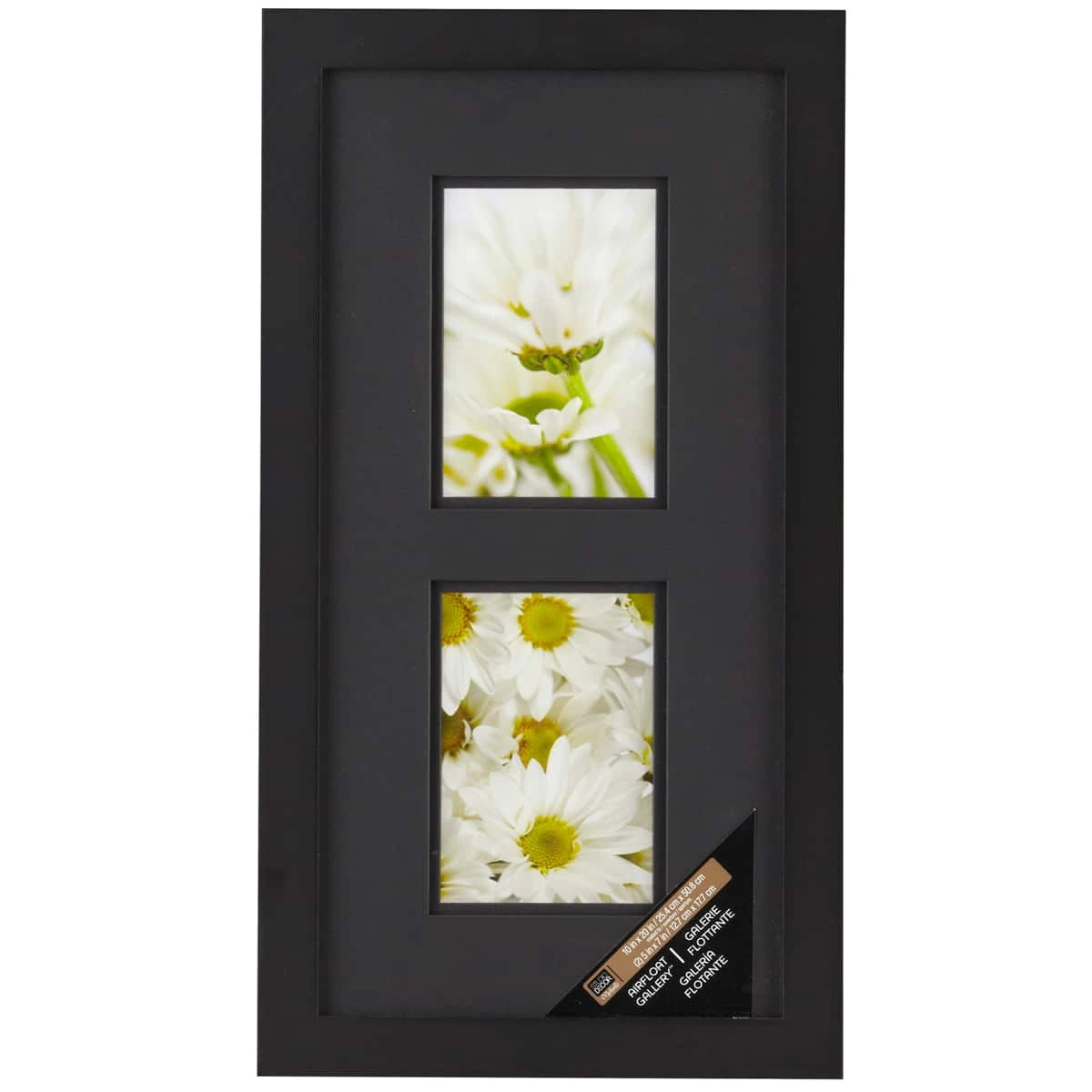 Black 2-Opening Gallery Frame With Black Double Mat By Studio Décor®