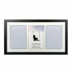 3 Opening Black Collage Frame With Mat, Simply Essentials™ By Studio Décor®
