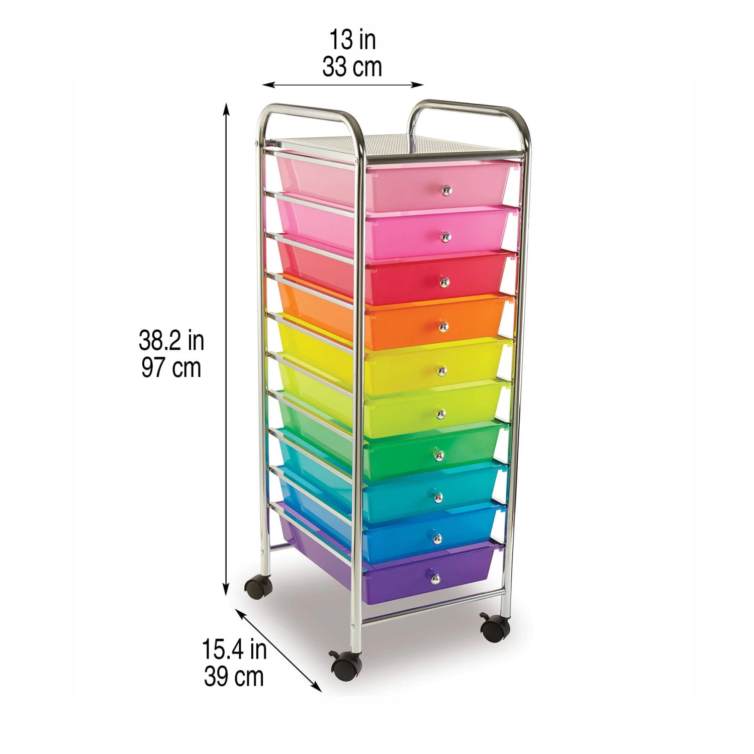10 Drawer Rolling Cart By Simply Tidy™ - Image 3