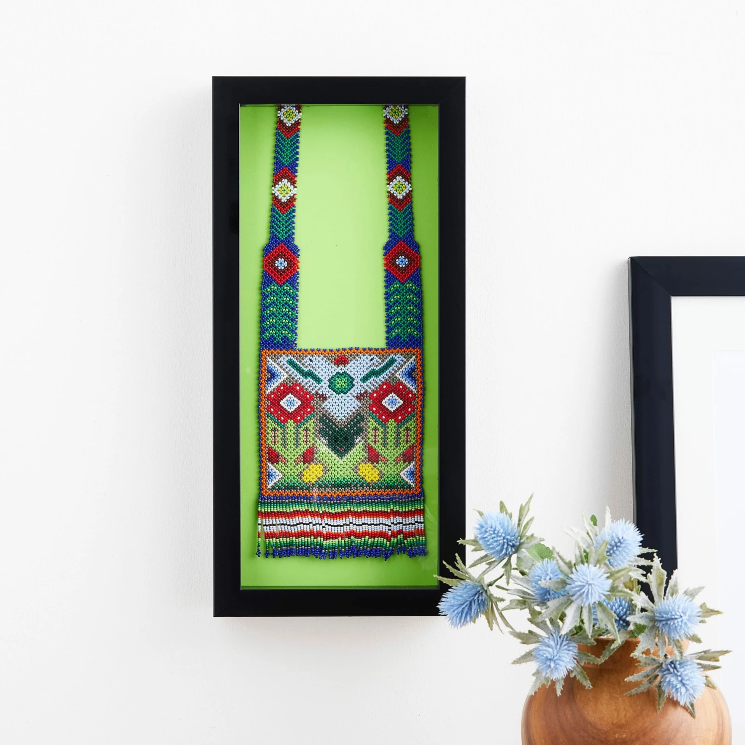 Black Panel Shadow Box, 6" X 14" By Studio Décor® - Image 2