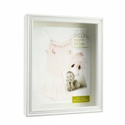 White Shadow Box, 16" X 20" By Studio Décor®