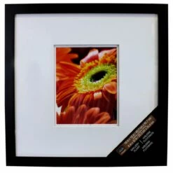 Black Square Gallery Wall Frame With Double Mat By Studio Décor®