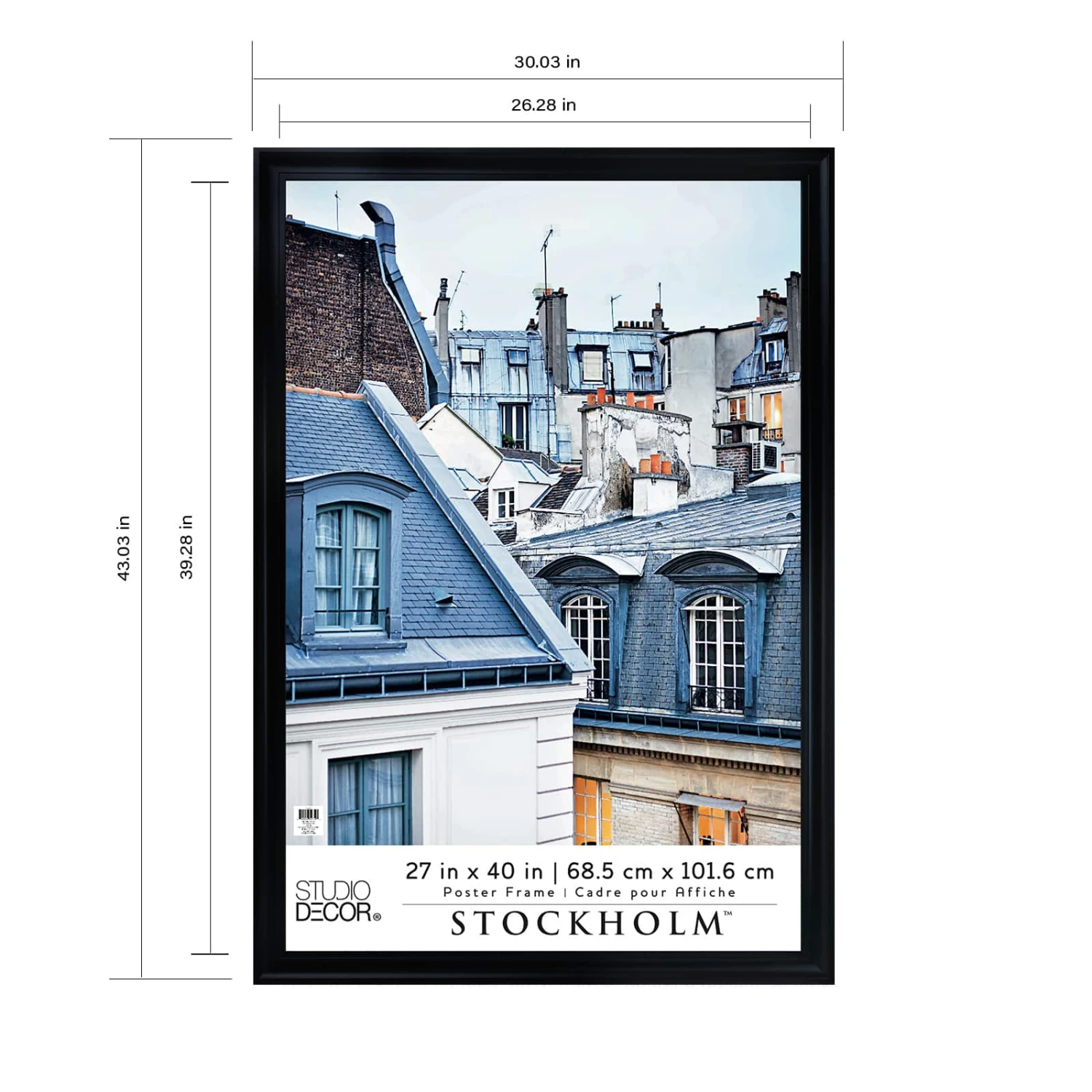 Black Poster Frame, Stockholm™ By Studio Décor® - Image 19