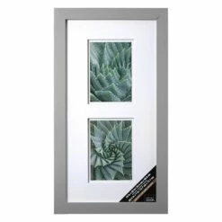 Gray 2-Opening Gallery Frame With Double Mat By Studio Décor®