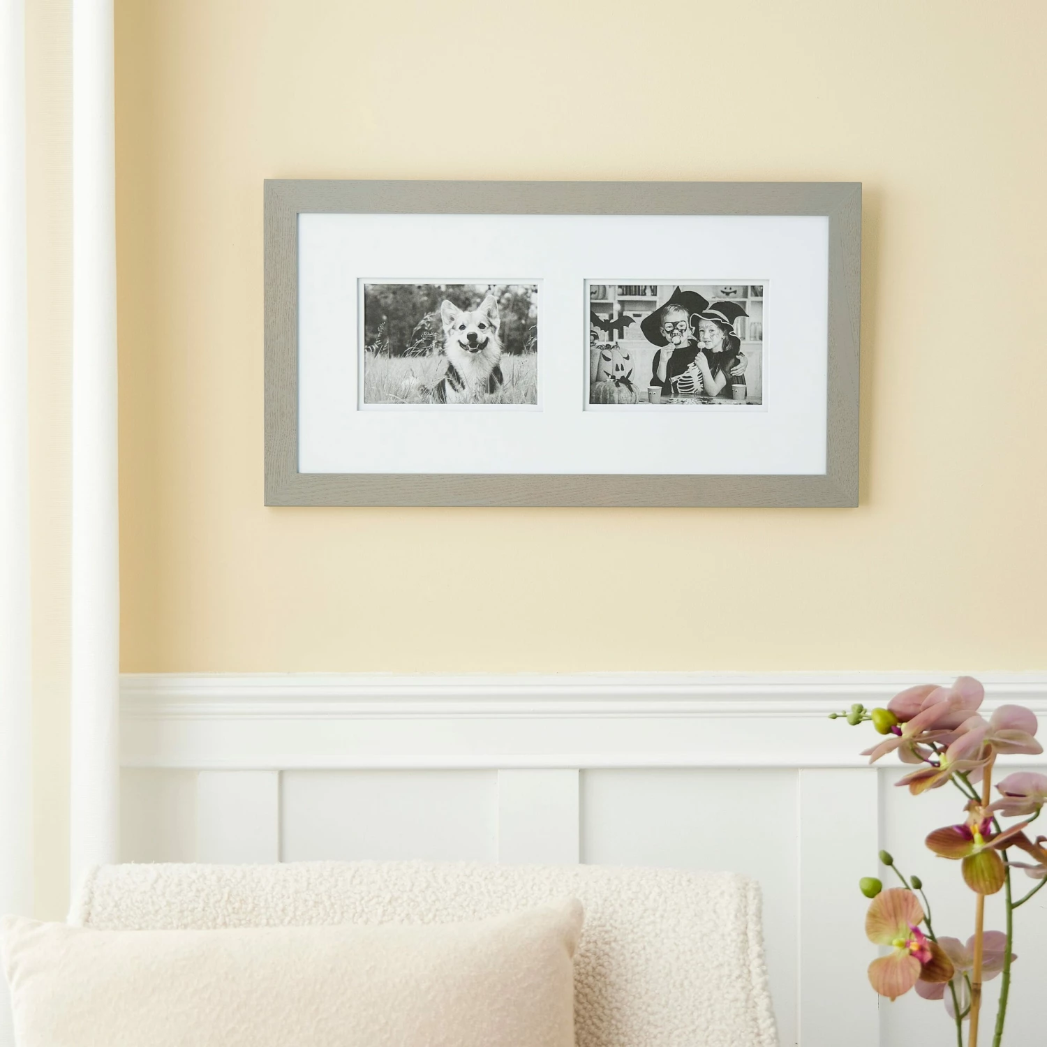 Gray 2-Opening Gallery Frame With Double Mat By Studio Décor® - Image 3