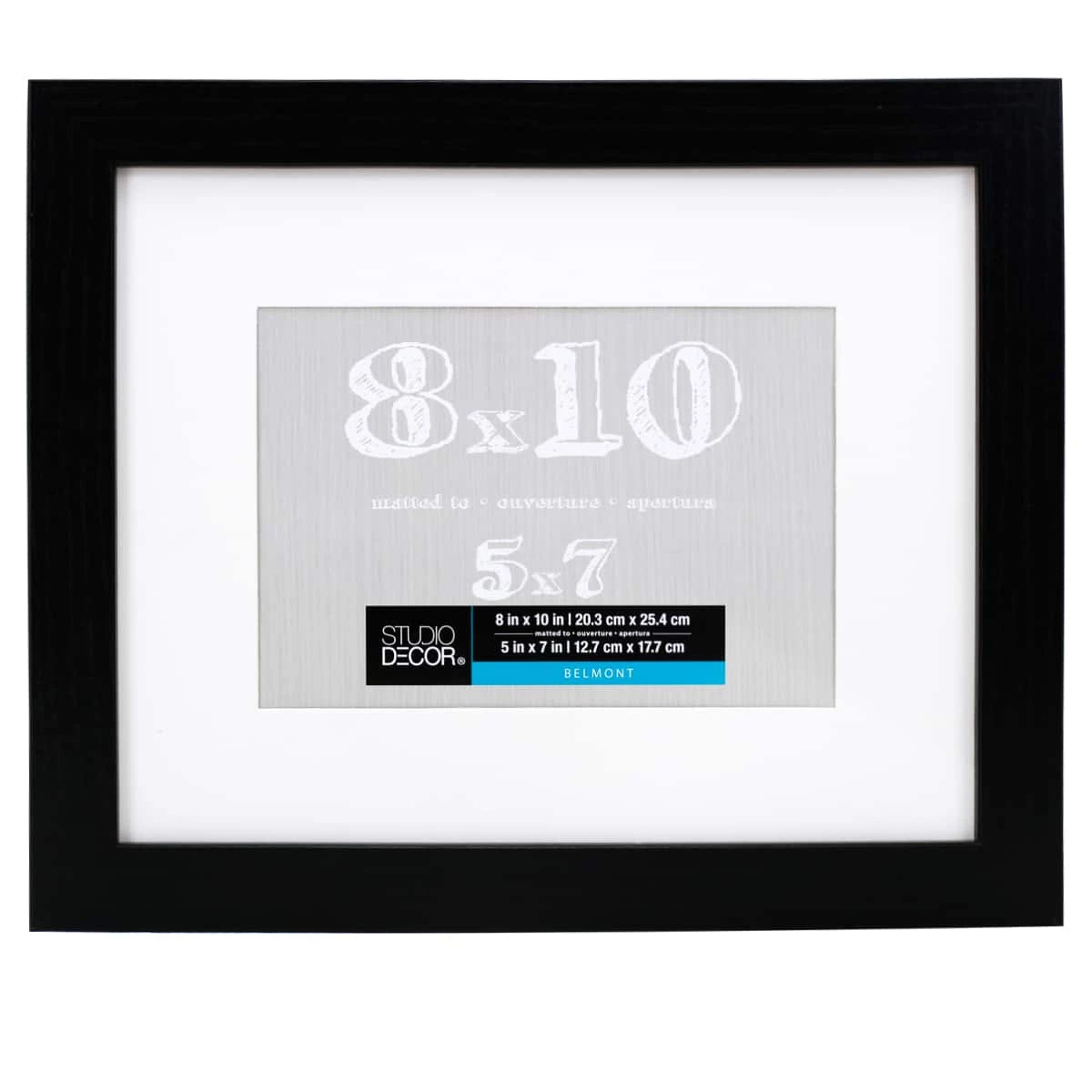 Black Belmont Frame With Mat By Studio Décor® - Image 8