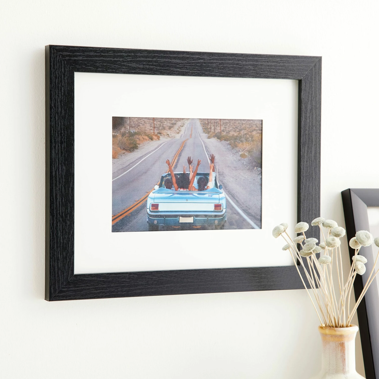 Black Belmont Frame With Mat By Studio Décor® - Image 9