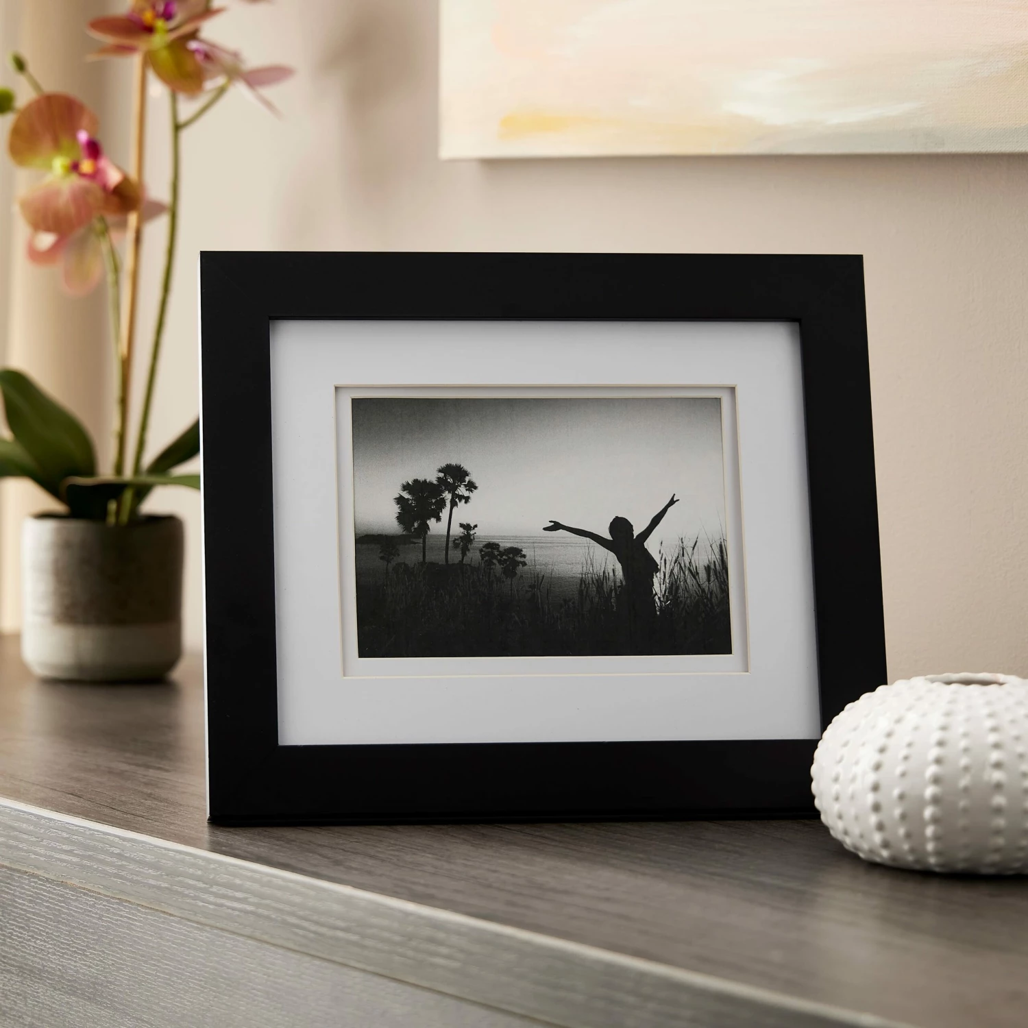 Black Gallery Frame With Double Mat By Studio Décor® - Image 5