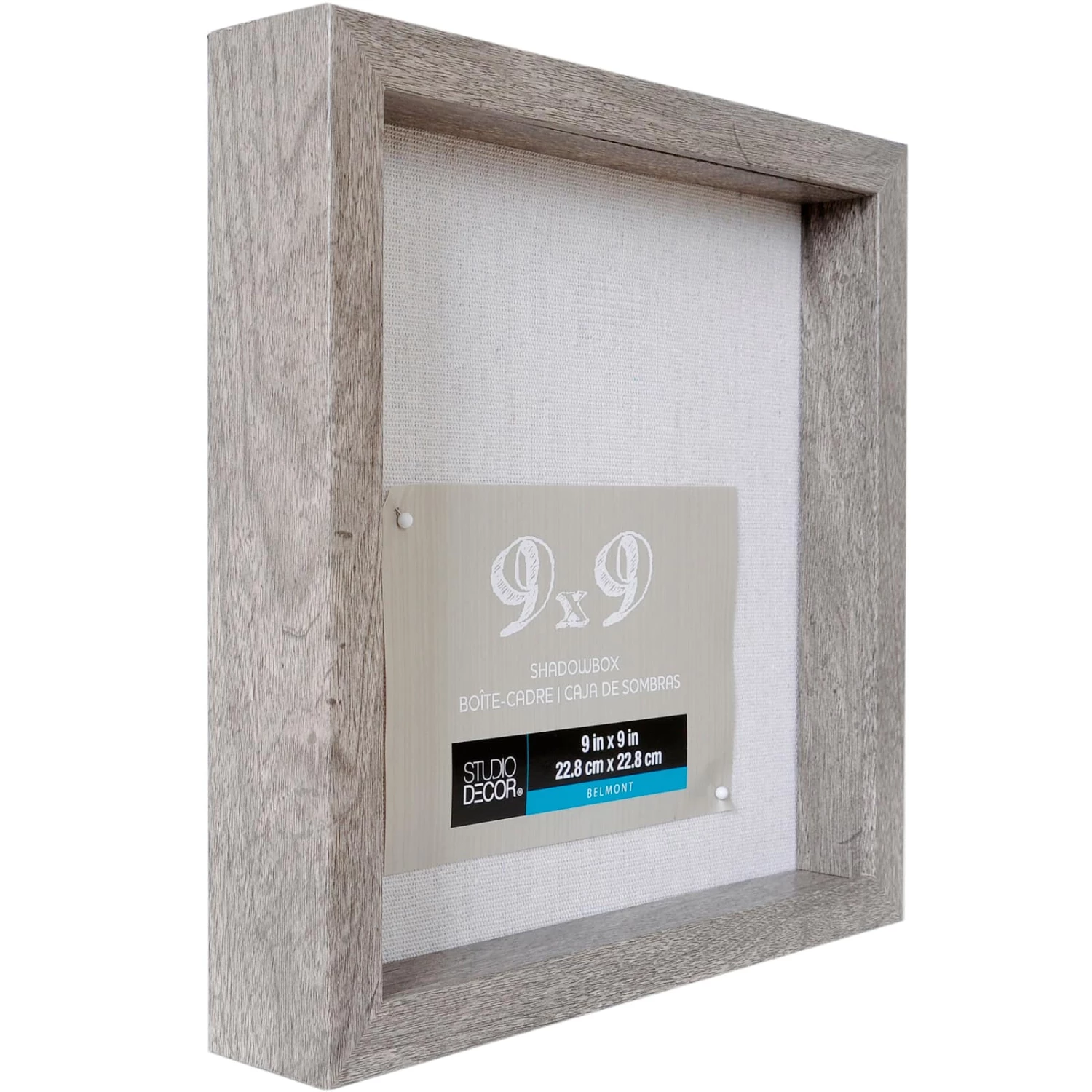 Gray Belmont Shadow Box By Studio Décor® - Image 3