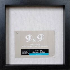 Black Belmont Shadow Box By Studio Décor®
