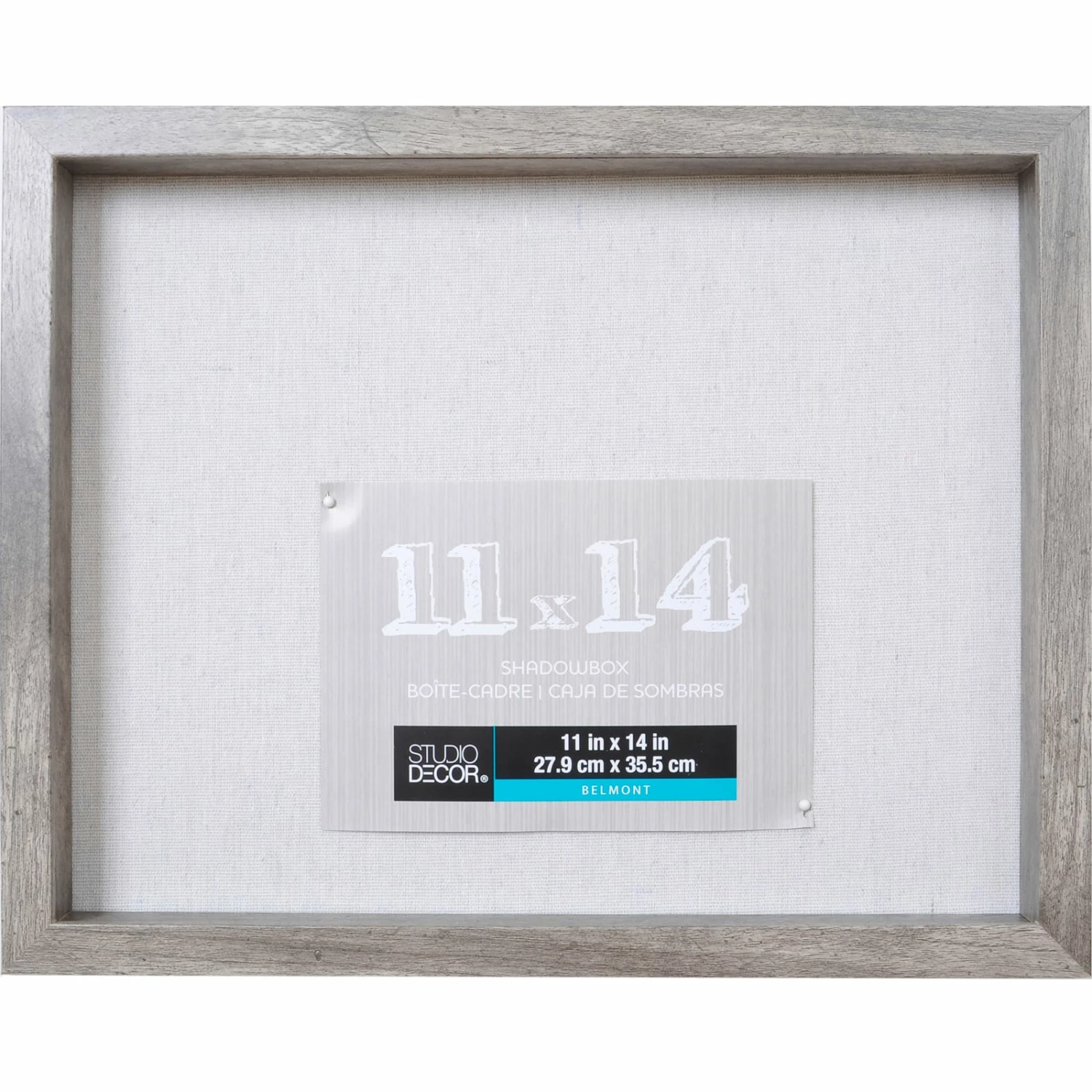 Gray Belmont Shadow Box By Studio Décor® - Image 9