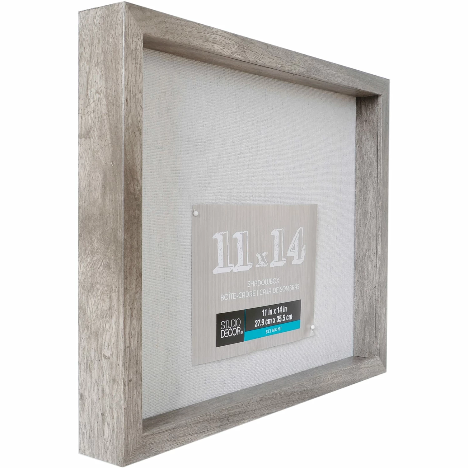 Gray Belmont Shadow Box By Studio Décor® - Image 11
