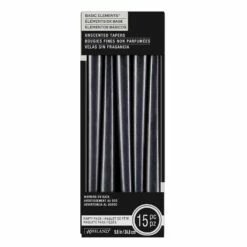 Basic Elements™ Black Unscented Taper Party Pack By Ashland®
