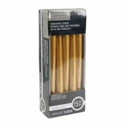 Basic Elements™ Gold Unscented Tapers By Ashland®