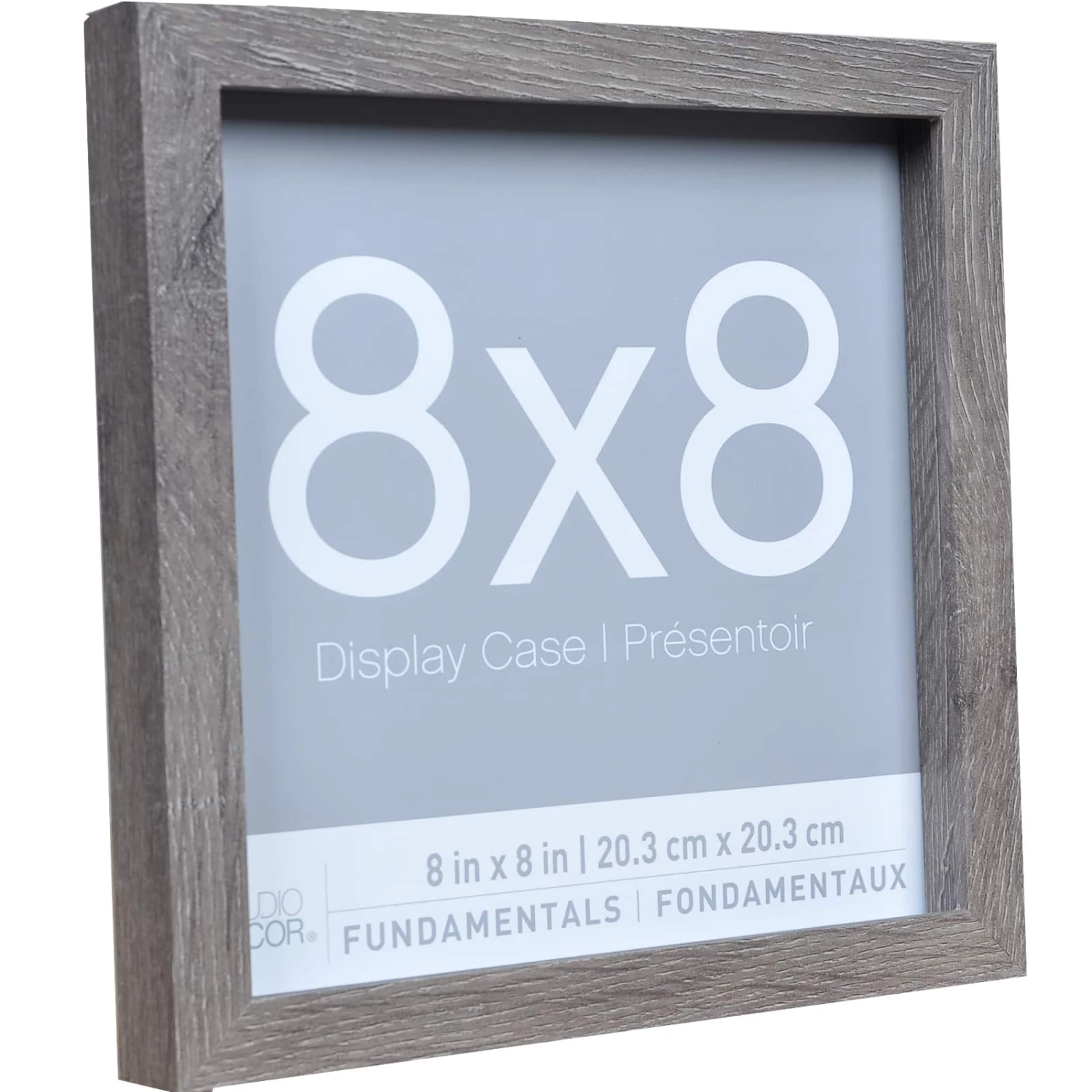 3-Pack Gray 8" X 8" Shadow Boxes, Fundamentals By Studio Décor® - Image 3