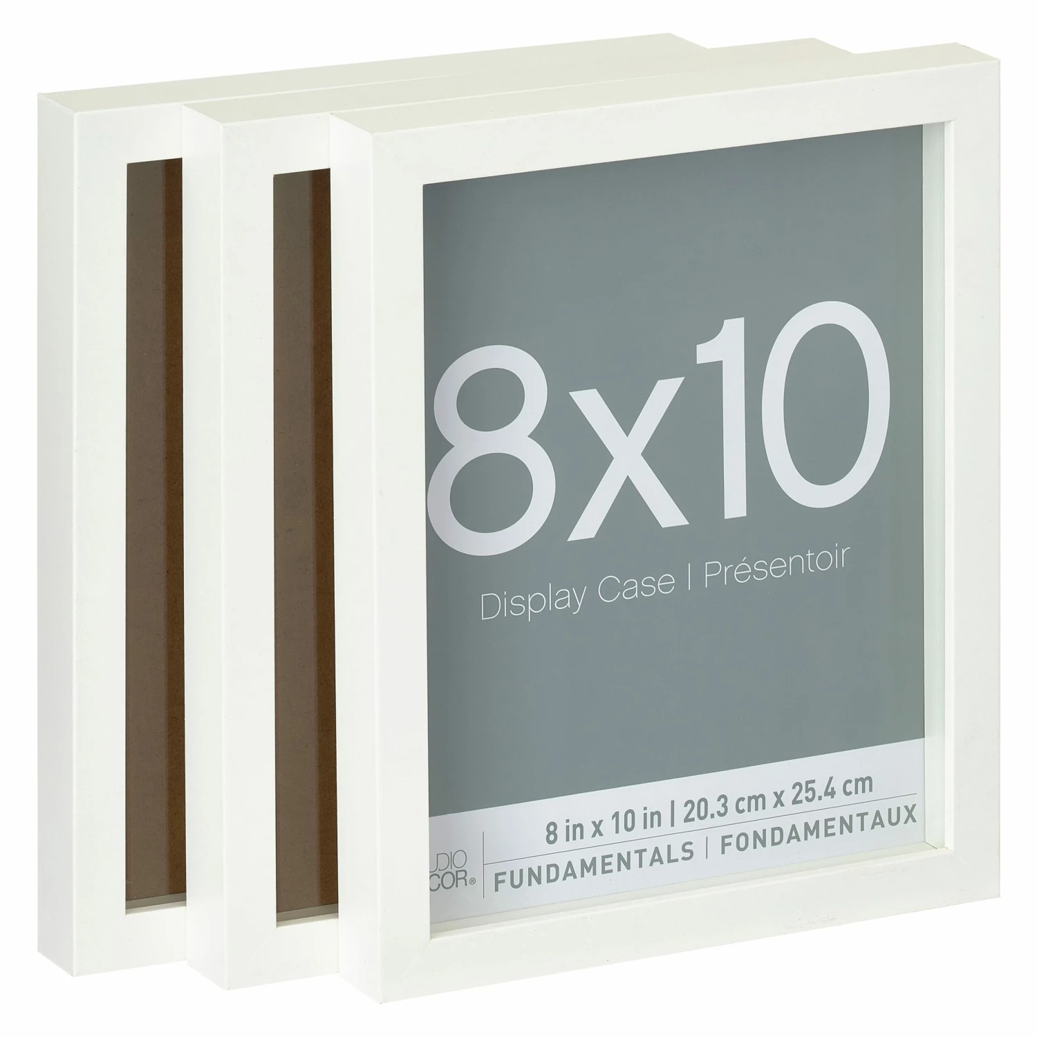 3-Pack White 8" X 10" Shadow Boxes, Fundamentals By Studio Décor®