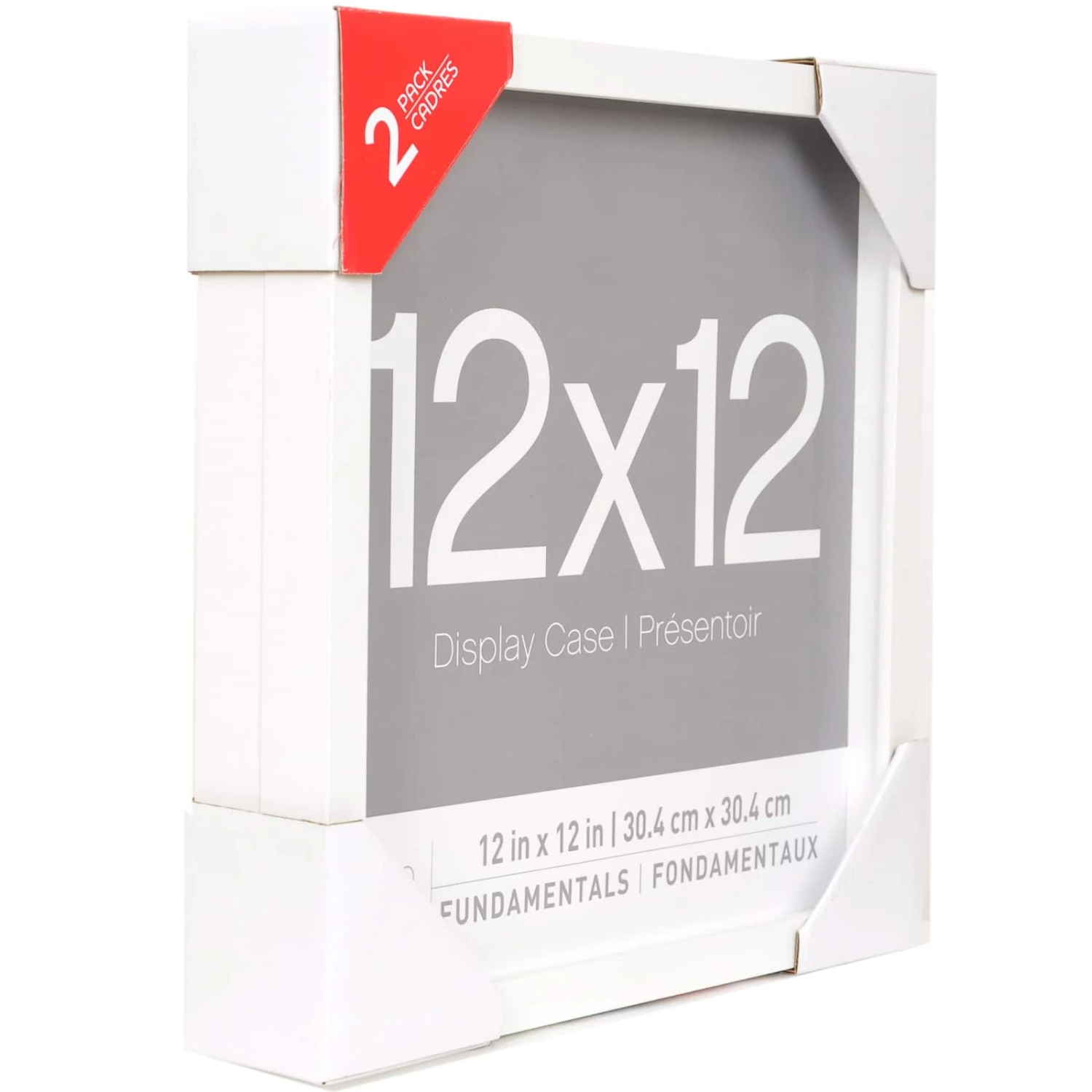 2-Pack White 12" X 12" Shadow Boxes, Fundamentals By Studio Décor® - Image 3