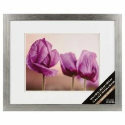 Silver Galvanized Frame With Double Mat, Gallery By Studio Décor®