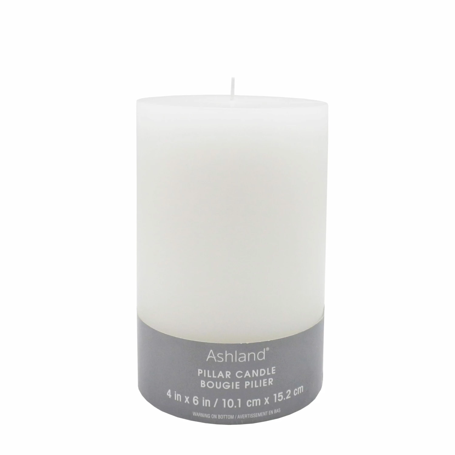 4" X 6" White Pillar Candle By Ashland®