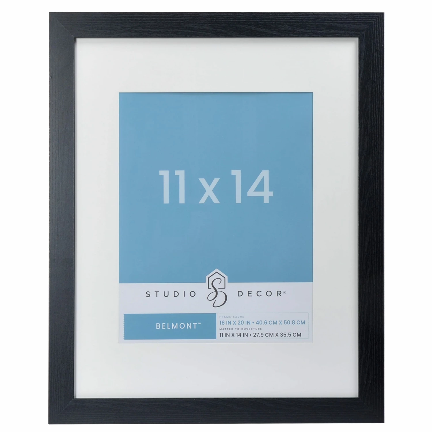 8 Pack: Black Belmont Frame With Mat By Studio Décor® - Image 16