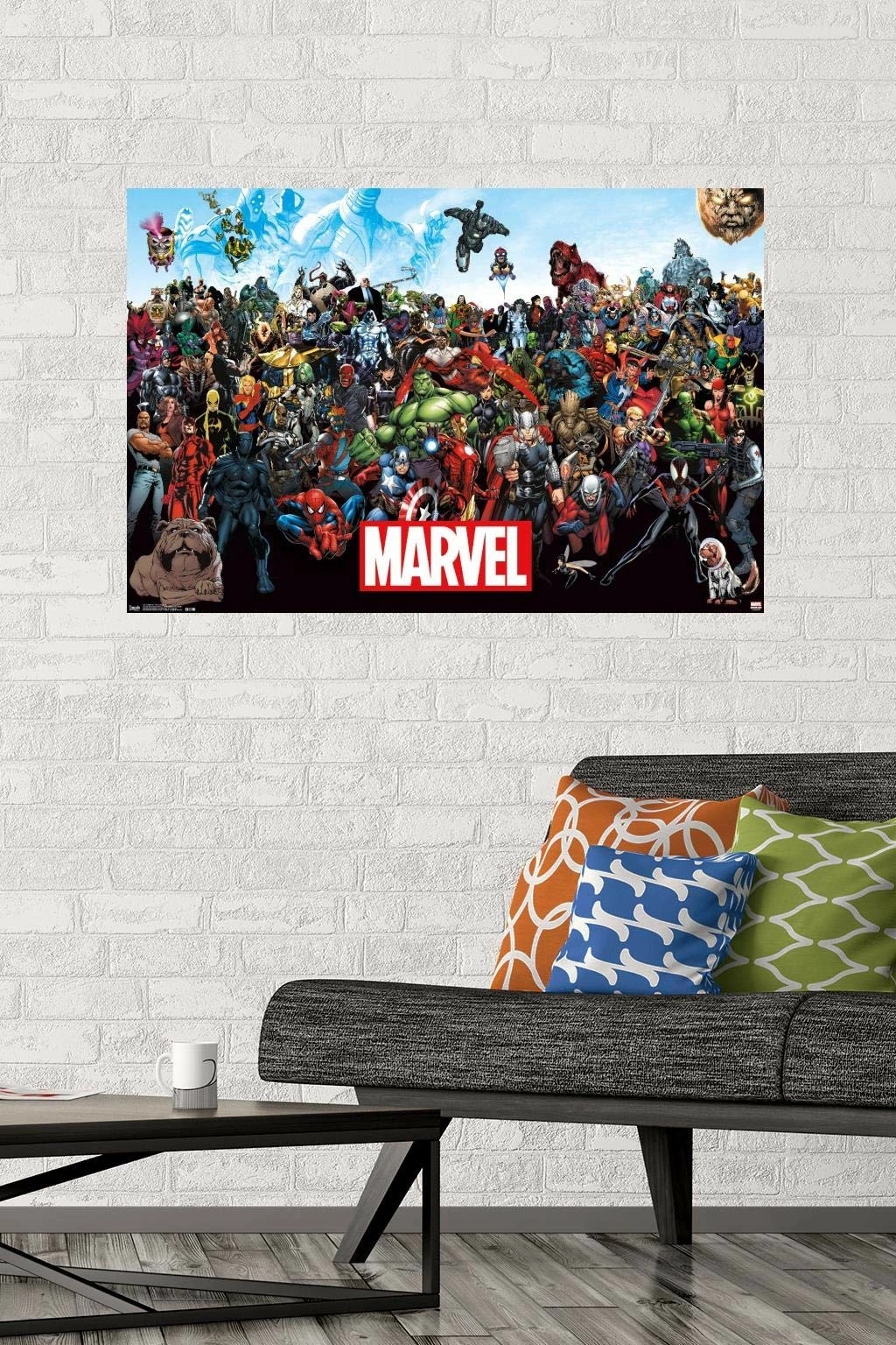 Marvel Comics The Lineup Wall Poster 22.375" X 34" For Playroom - Image 2