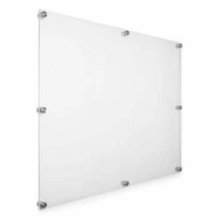Wexel Art Modern Clear Acrylic Floating Frame With Silver Hardware