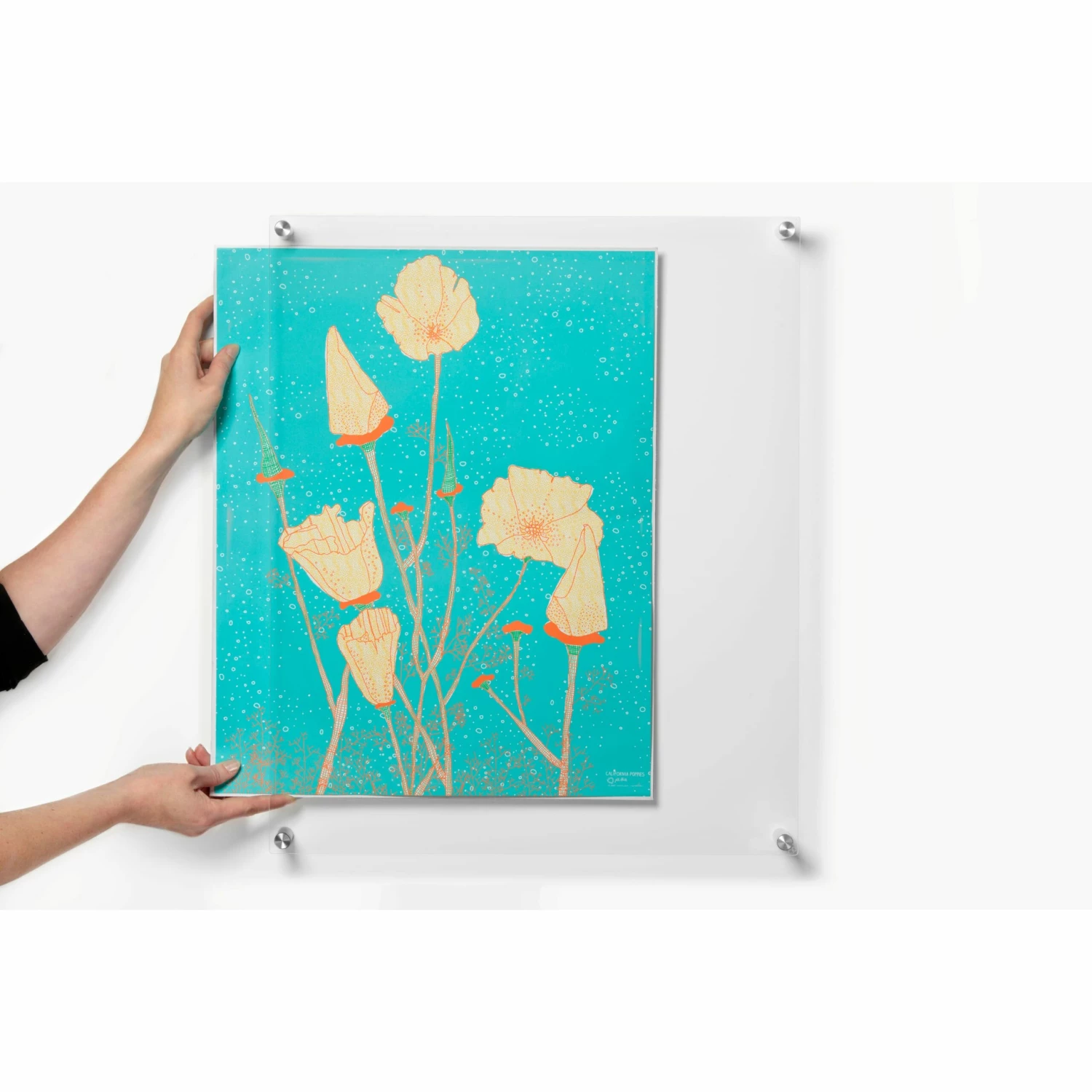 Wexel Art Easy Change Acrylic Floating Frame With Silver Hardware - Image 18