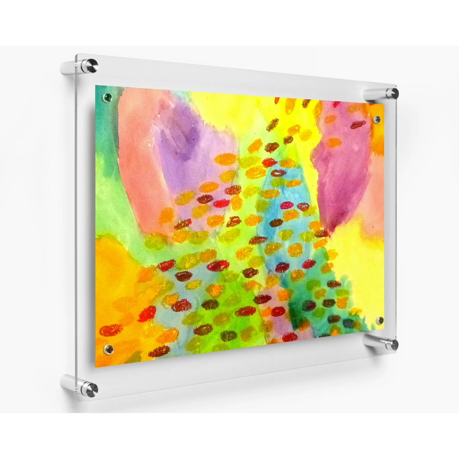 Wexel Art Easy Change Acrylic Floating Frame With Silver Hardware - Image 11