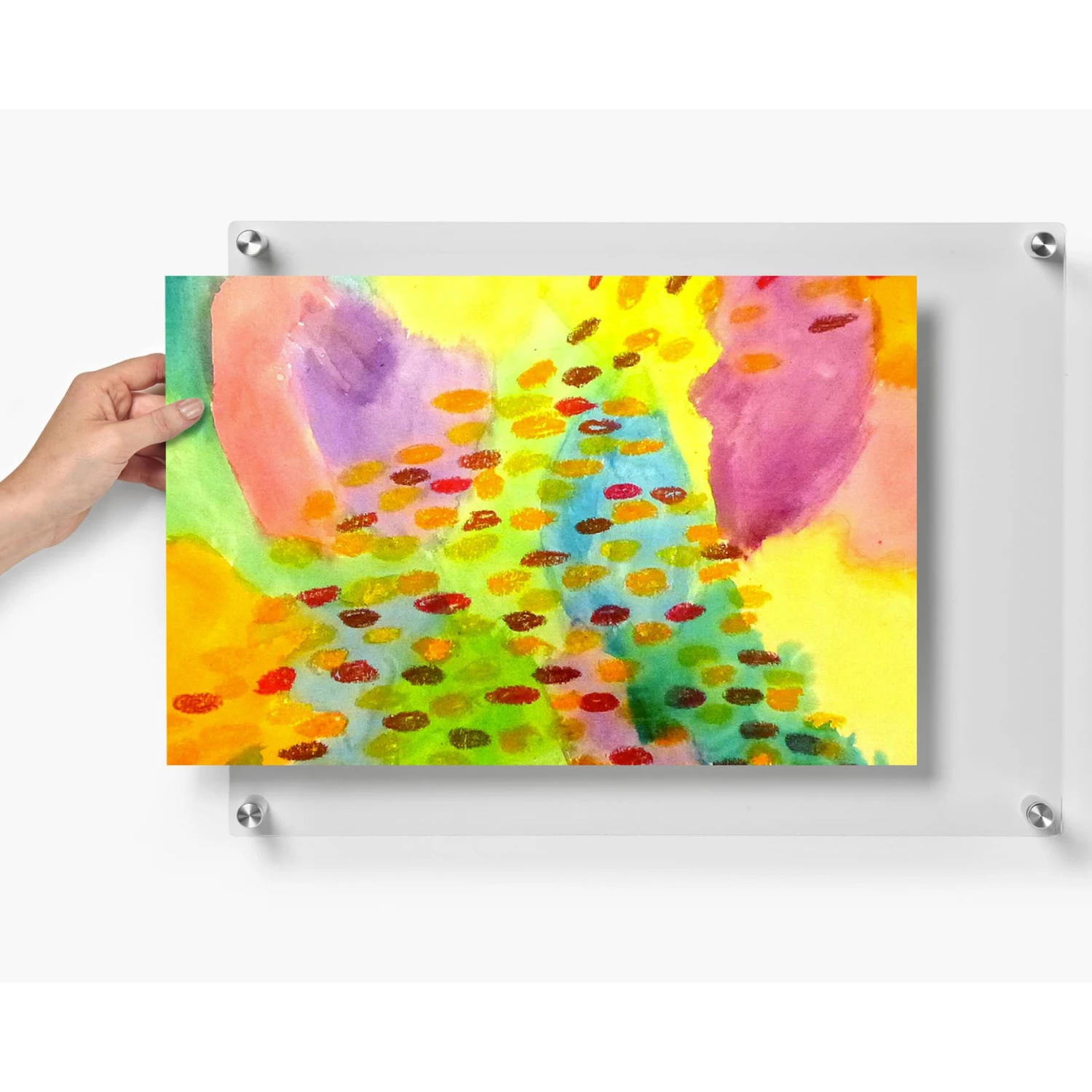 Wexel Art Easy Change Acrylic Floating Frame With Silver Hardware - Image 13