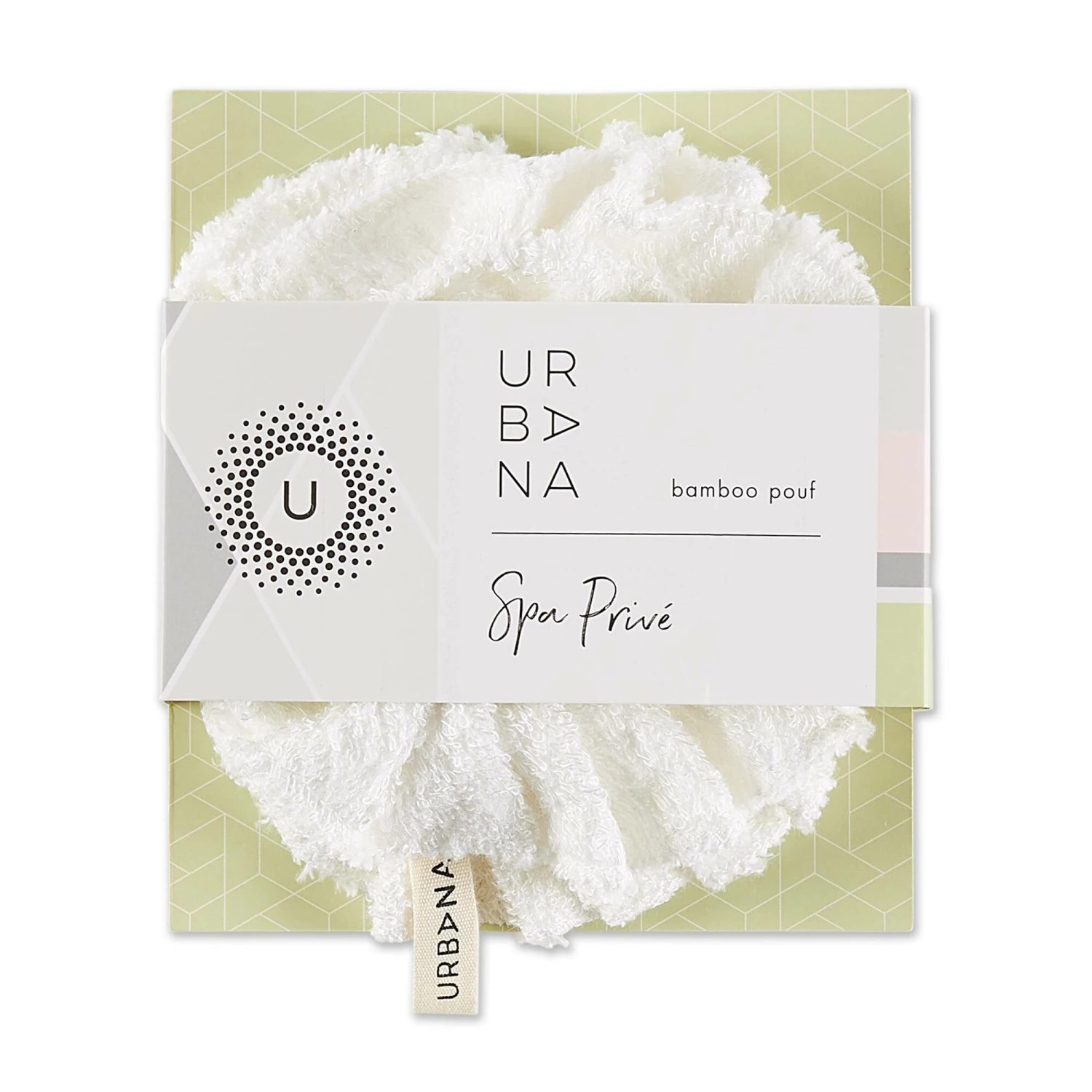 European Soaps Bamboo Pouf - Image 2