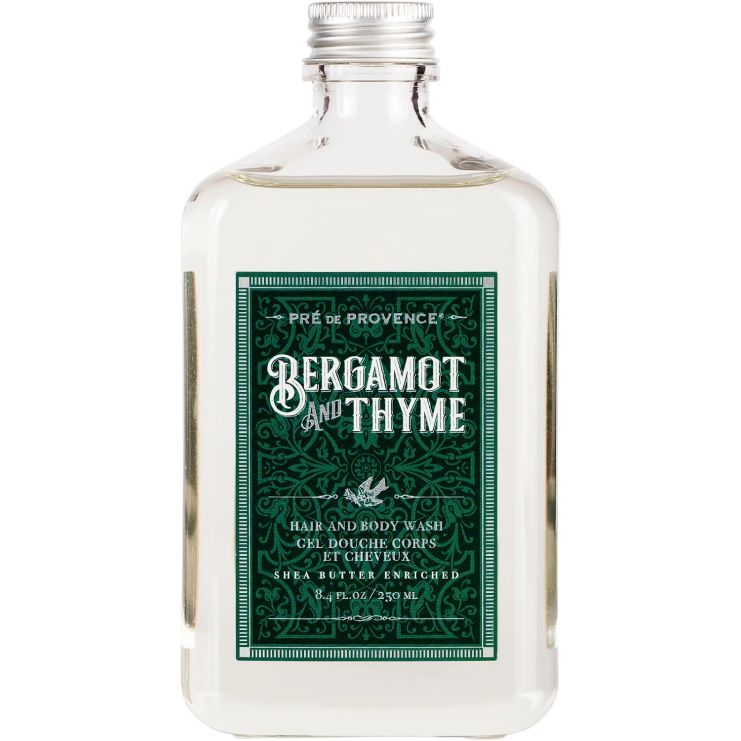 European Soaps Bergamot & Thyme Hair & Body Wash, 250mL