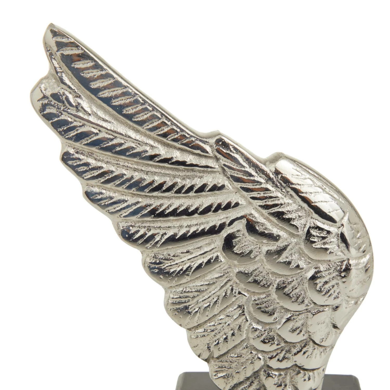 10" Angel Wing Aluminum Bookend Set - Image 3