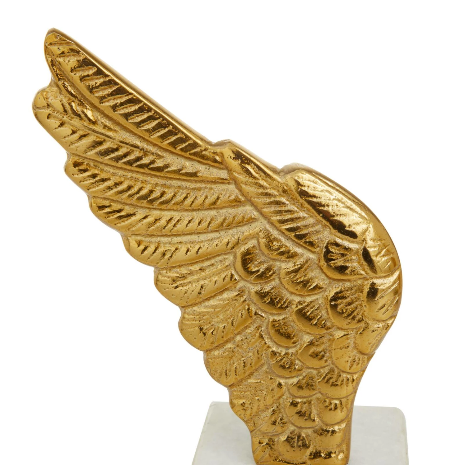 10" Angel Wing Aluminum Bookend Set - Image 9