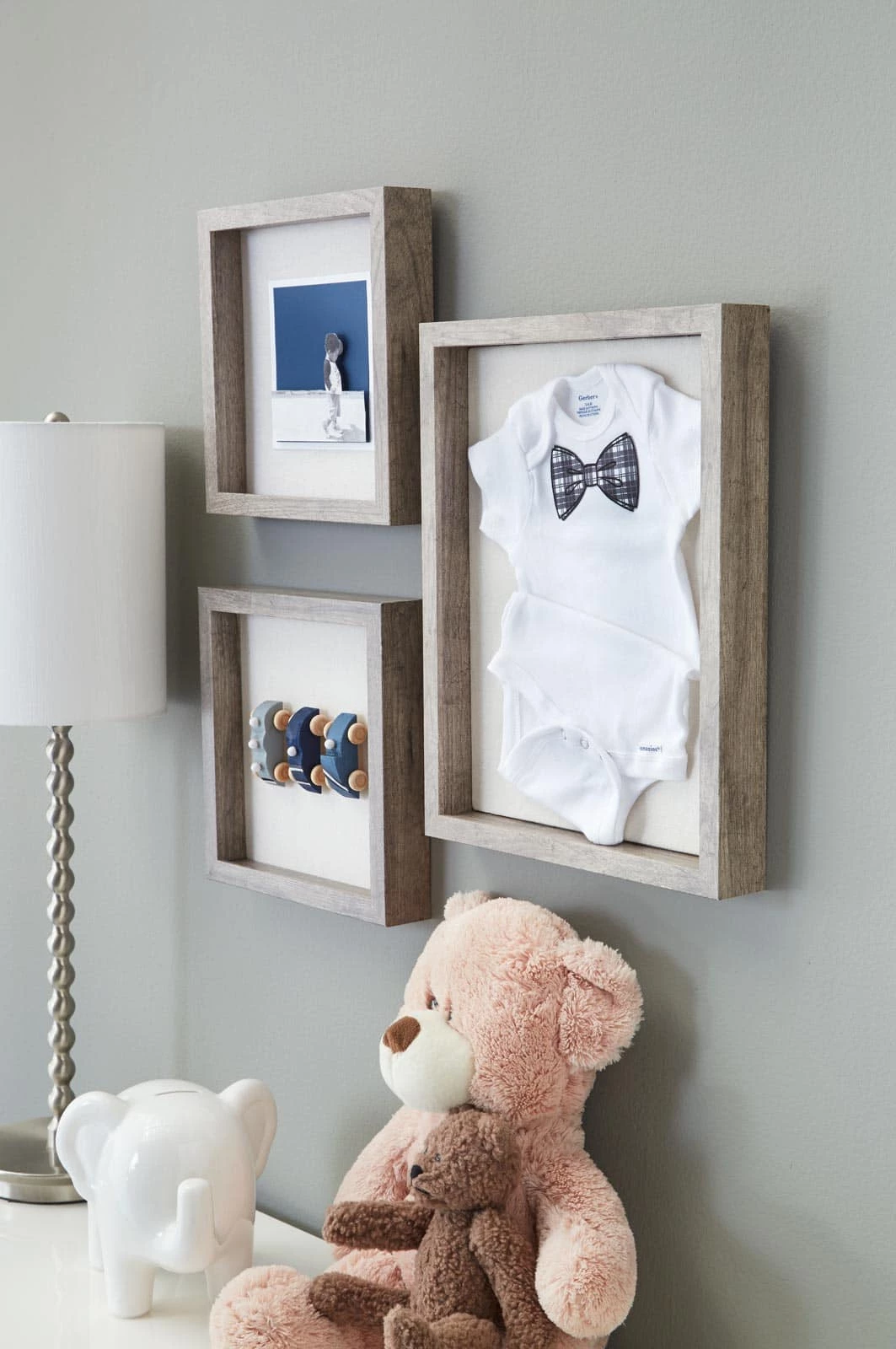 Gray Belmont Shadow Box By Studio Décor® - Image 16