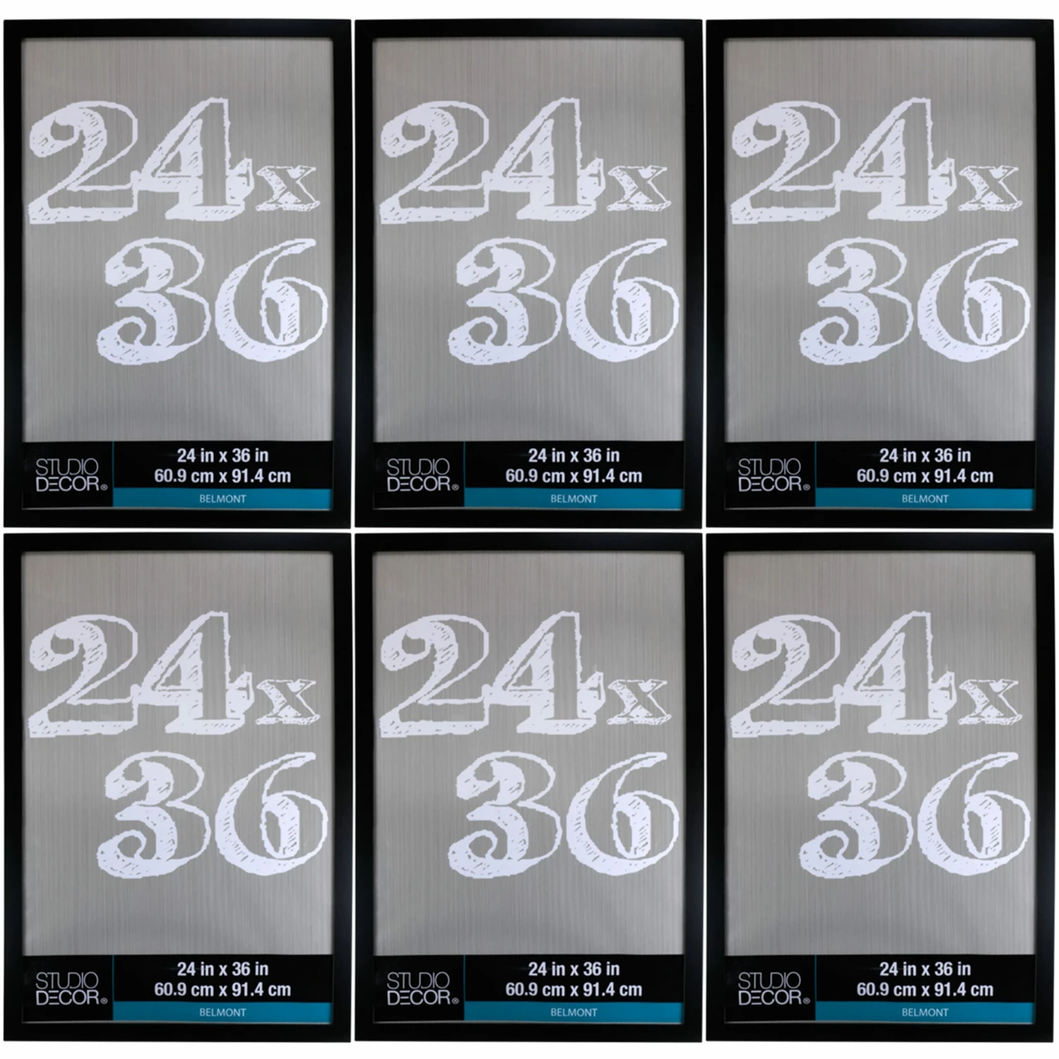 6 Pack: Black 24" X 36" Belmont Frame By Studio Décor®