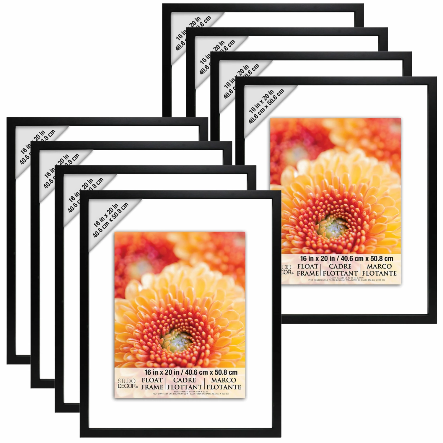 8 Pack: Black Float Frame By Studio Décor® - Image 10