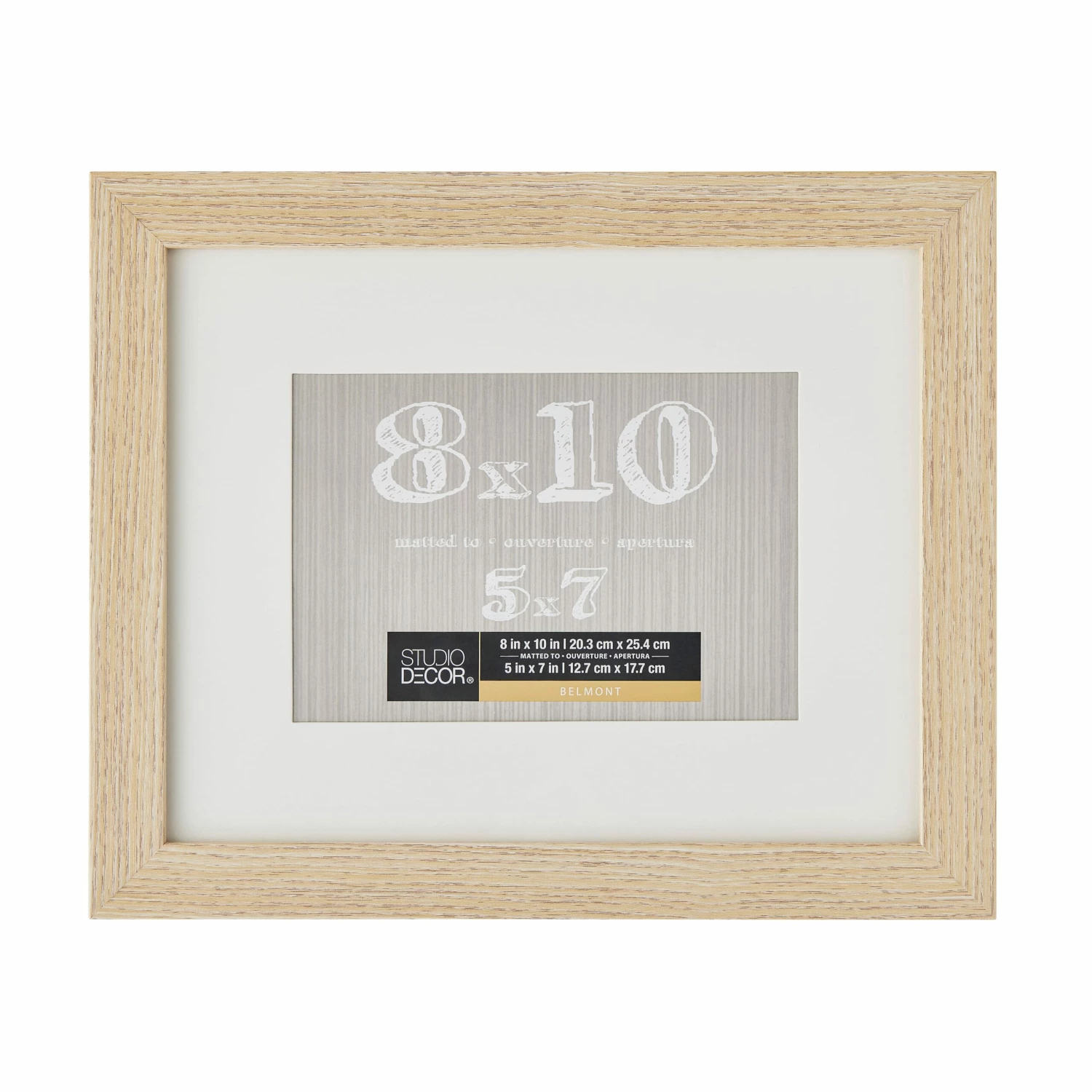 8 Pack: Blonde Frame With Mat, Belmont By Studio Décor® - Image 13